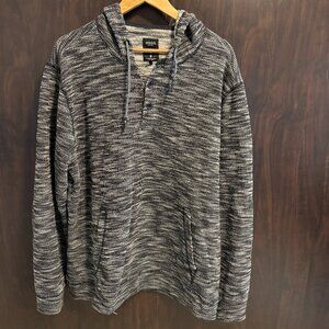 UNION, Textured Hoodie, Charcoal, Mens XL